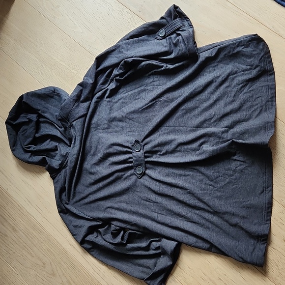 Christian Siriano Ponte A Line Charcoal Jacket - Picture 11 of 15